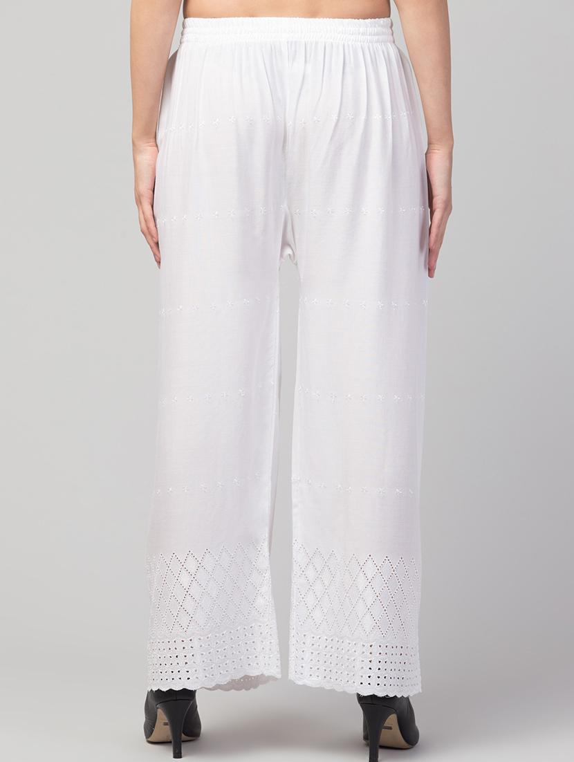 women mid rise straight palazzo - 21659509 - Standard Image - 3