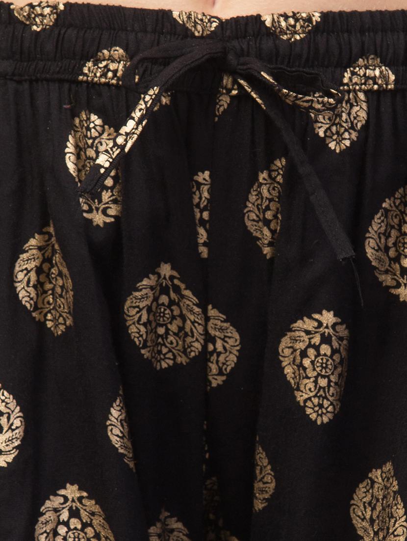 women mid rise printed flared palazzo - 21659540 - Standard Image - 5
