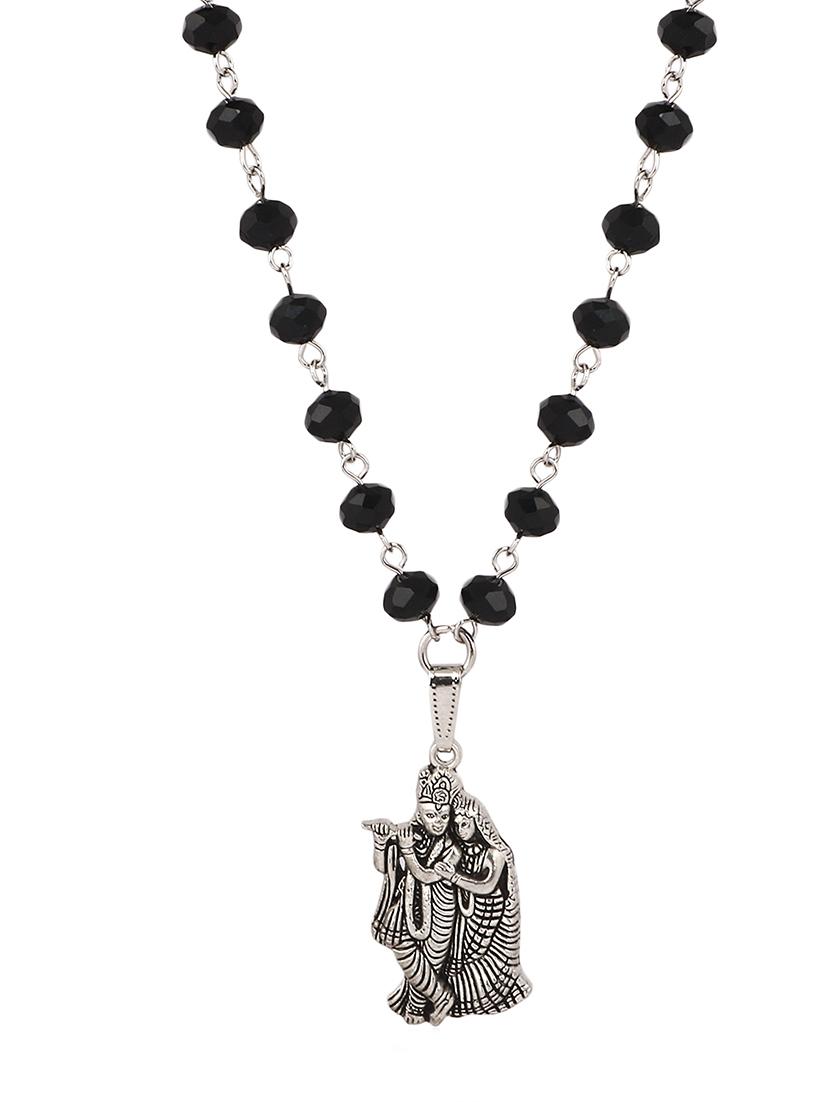 men sacred idol pendant with chain - 21659701 -  Zoom Image - 0