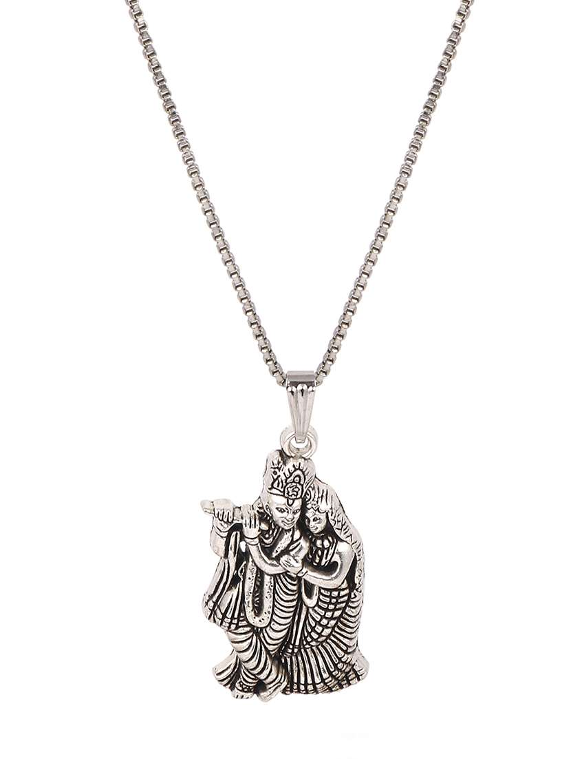 men sacred idol pendant with chain