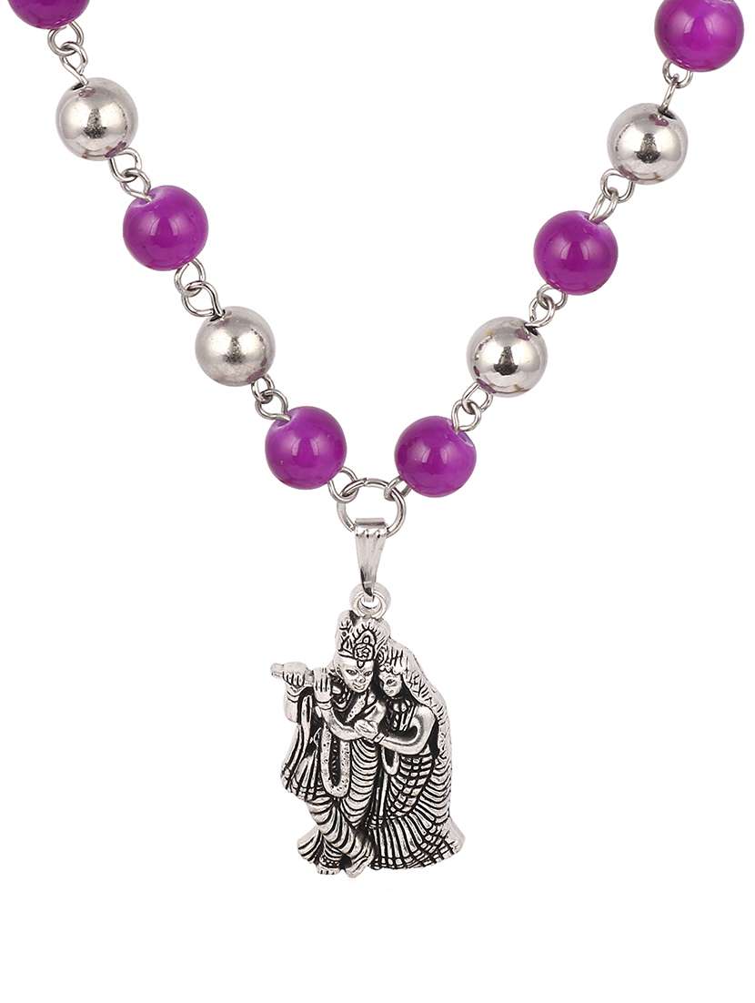 men sacred idol pendant with chain