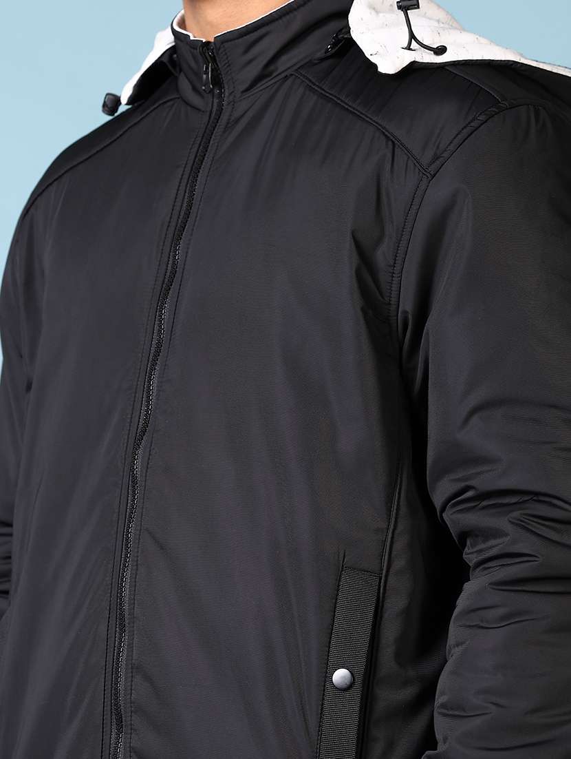 men solid long sleeve reversible bomber jacket - 21659746 -  Standard Image - 5