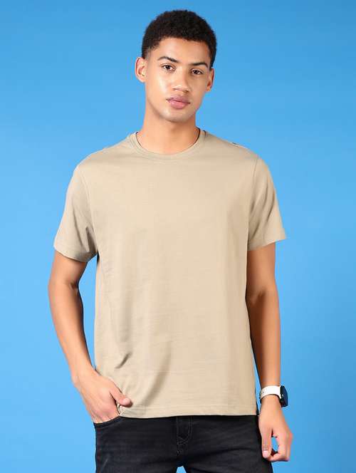 men solid short sleeve regular fit t-shirt - 21659748 -  Standard Image - 0