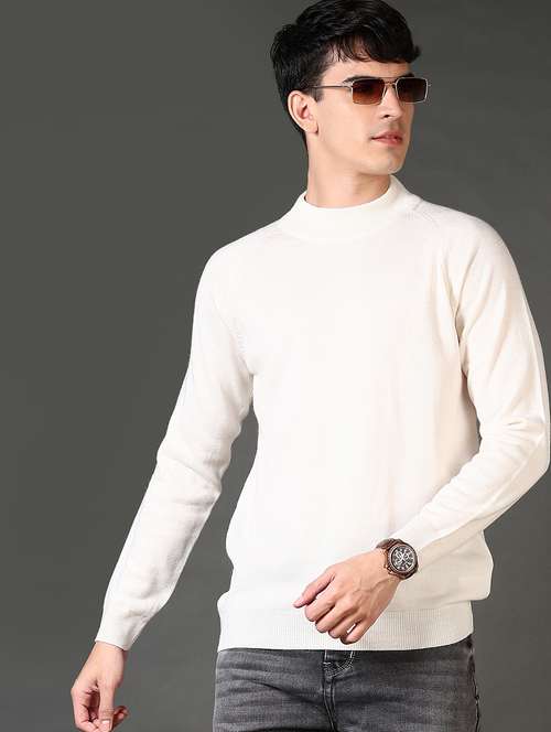 men long sleeves self design pullover - 21659757 -  Standard Image - 0