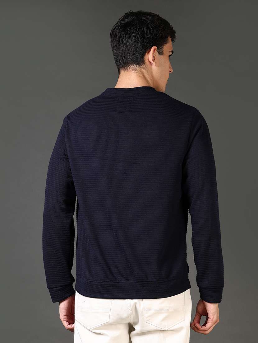 men solid long sleeve sweatshirt - 21659764 -  Standard Image - 3