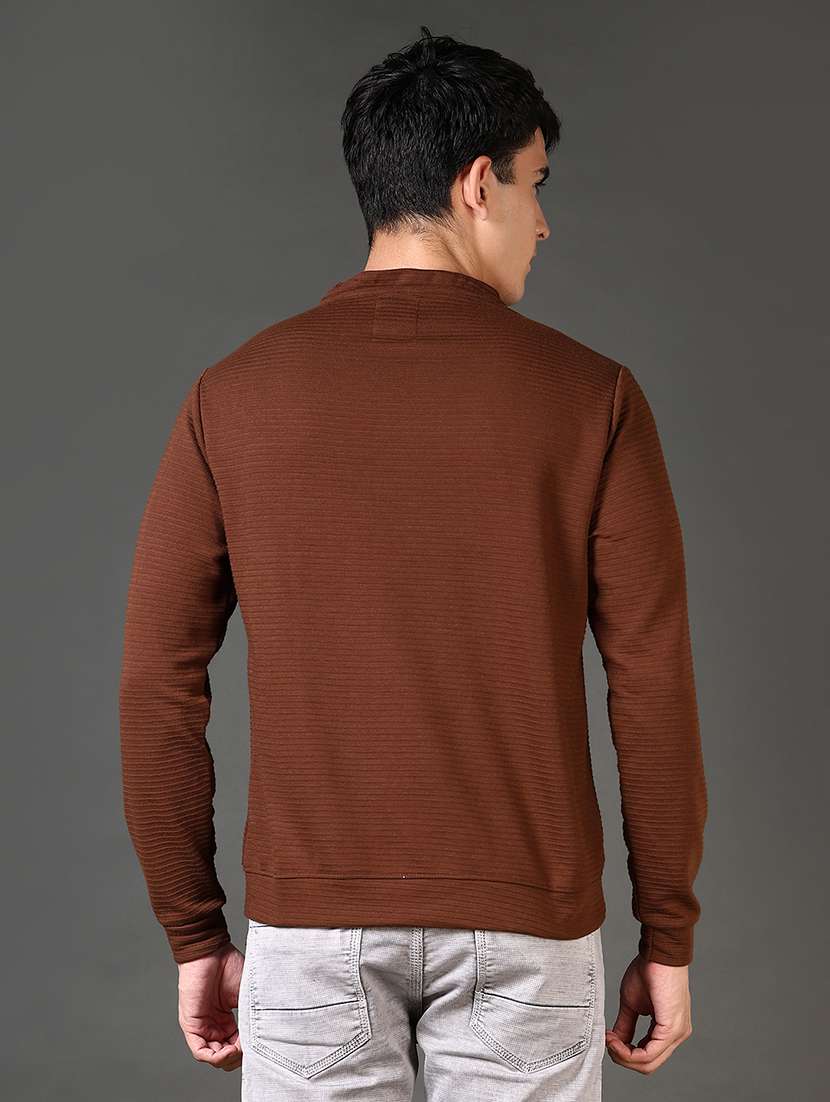 men chest print long sleeve sweatshirt - 21659765 -  Standard Image - 3