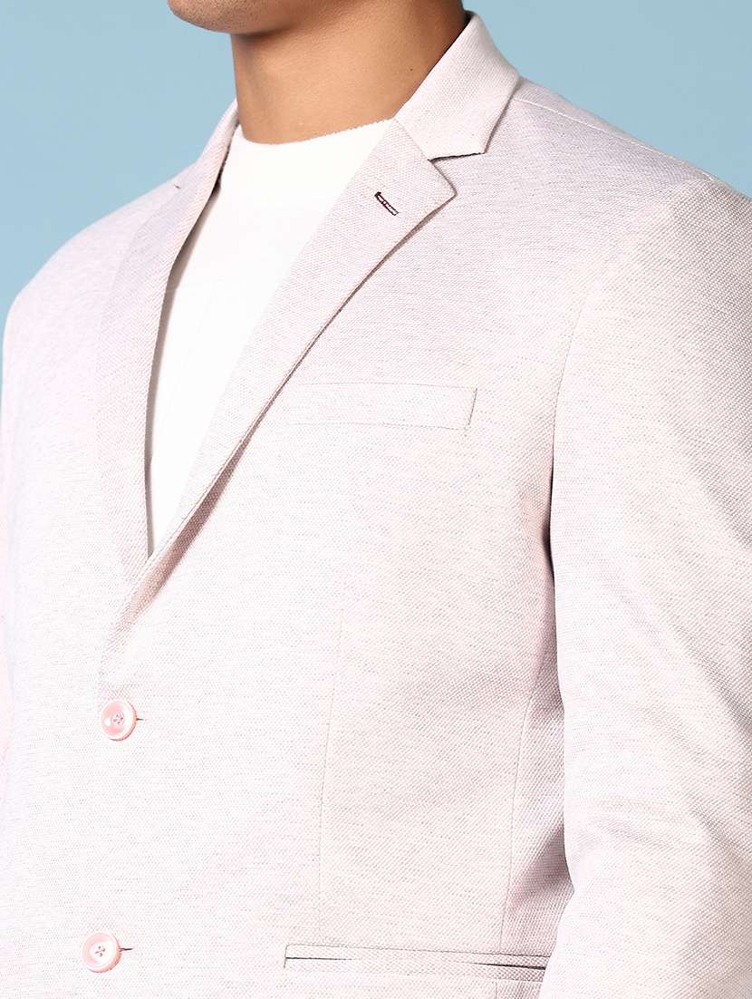 men solid single breasted casual blazer - 21659782 -  Standard Image - 5