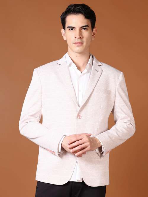 men long sleeve single breasted casual blazer - 21659783 -  Standard Image - 0
