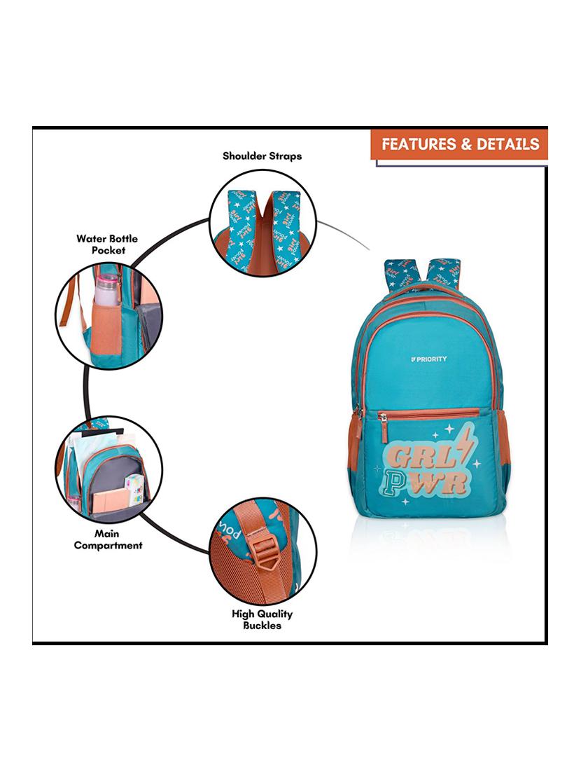 kids printed adjustable straps backpack - 21659868 - Standard Image - 5