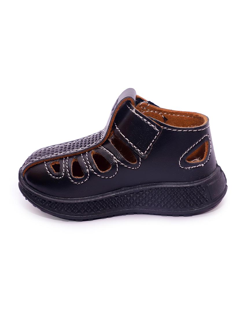 black unisex kids shoe-style sandals - 21660084 - Standard Image - 3