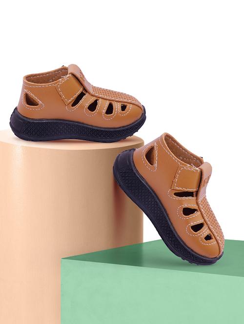 tan unisex kids shoe-style sandals - 21660086 - Standard Image - 0