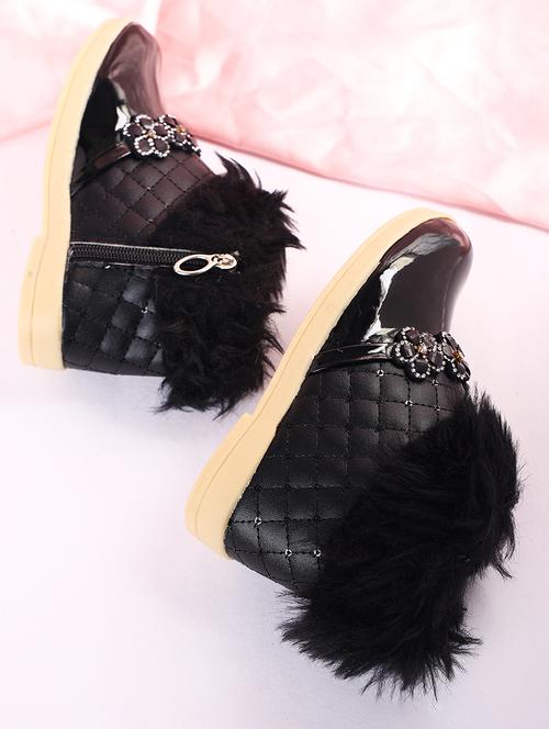 girls embellished ankle-length boots - 21660250 - Standard Image - 0