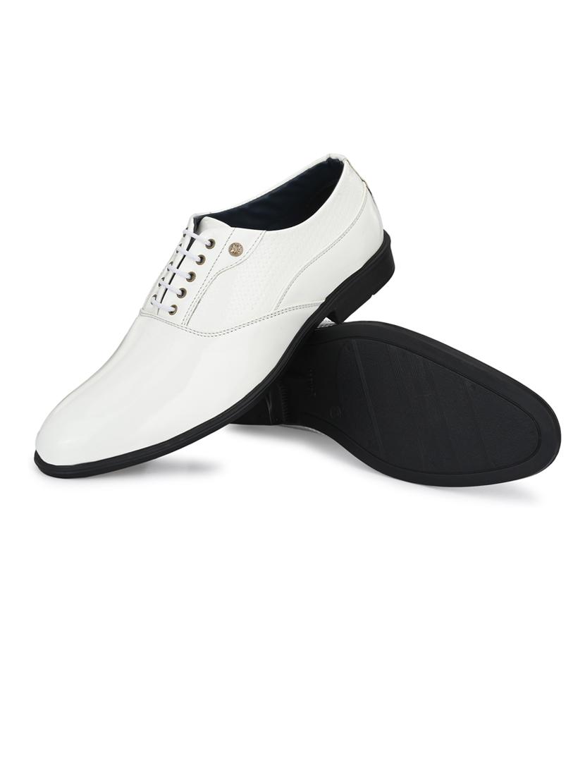 men white lace-up oxford - 21660447 - Standard Image - 3