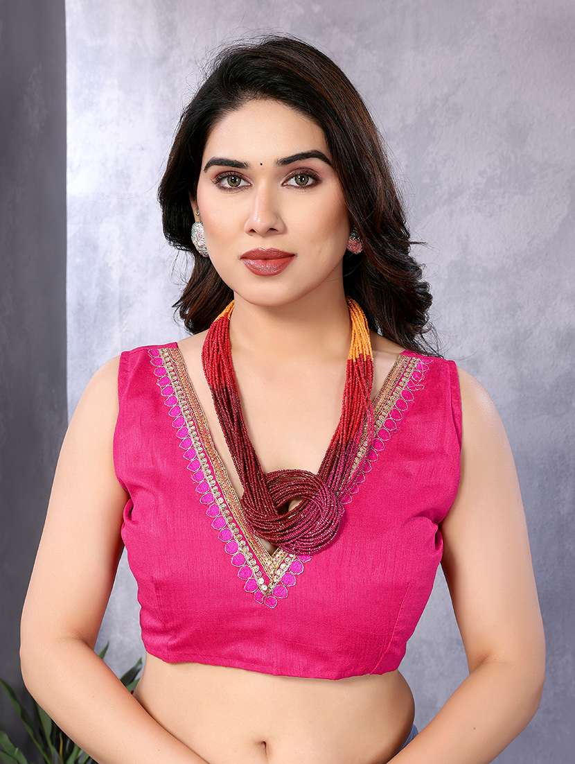 women ombre printed saree with blouse - 21660675 - Standard Image - 5