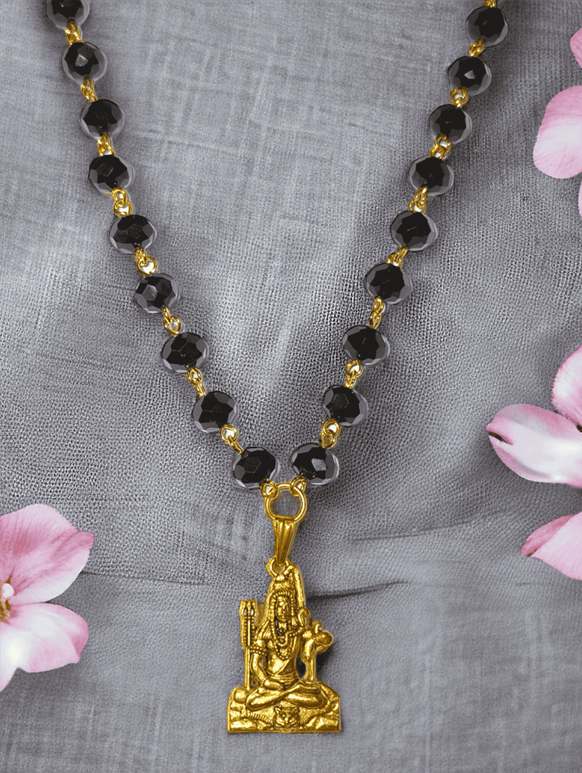 men sacred idol pendant with chain - 21661023 -  Standard Image - 3