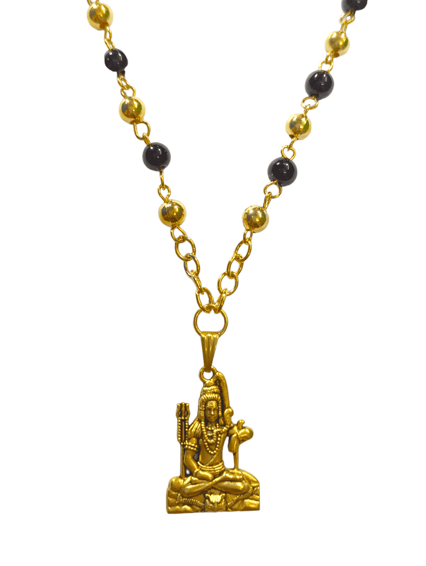 men sacred idol pendant with chain