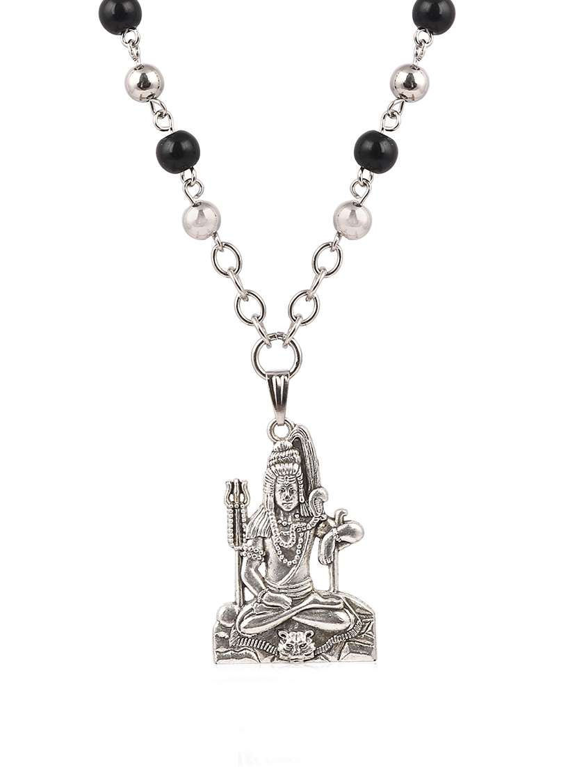 men sacred idol pendant with chain