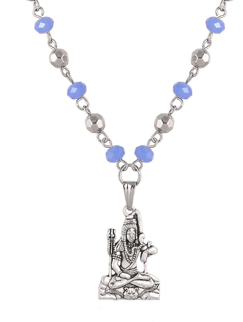 men sacred idol pendant with chain