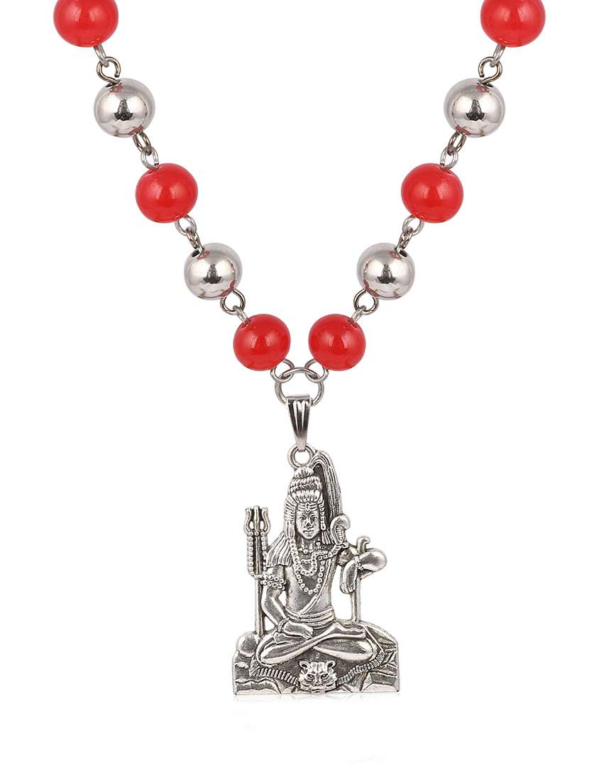 men sacred idol pendant with chain