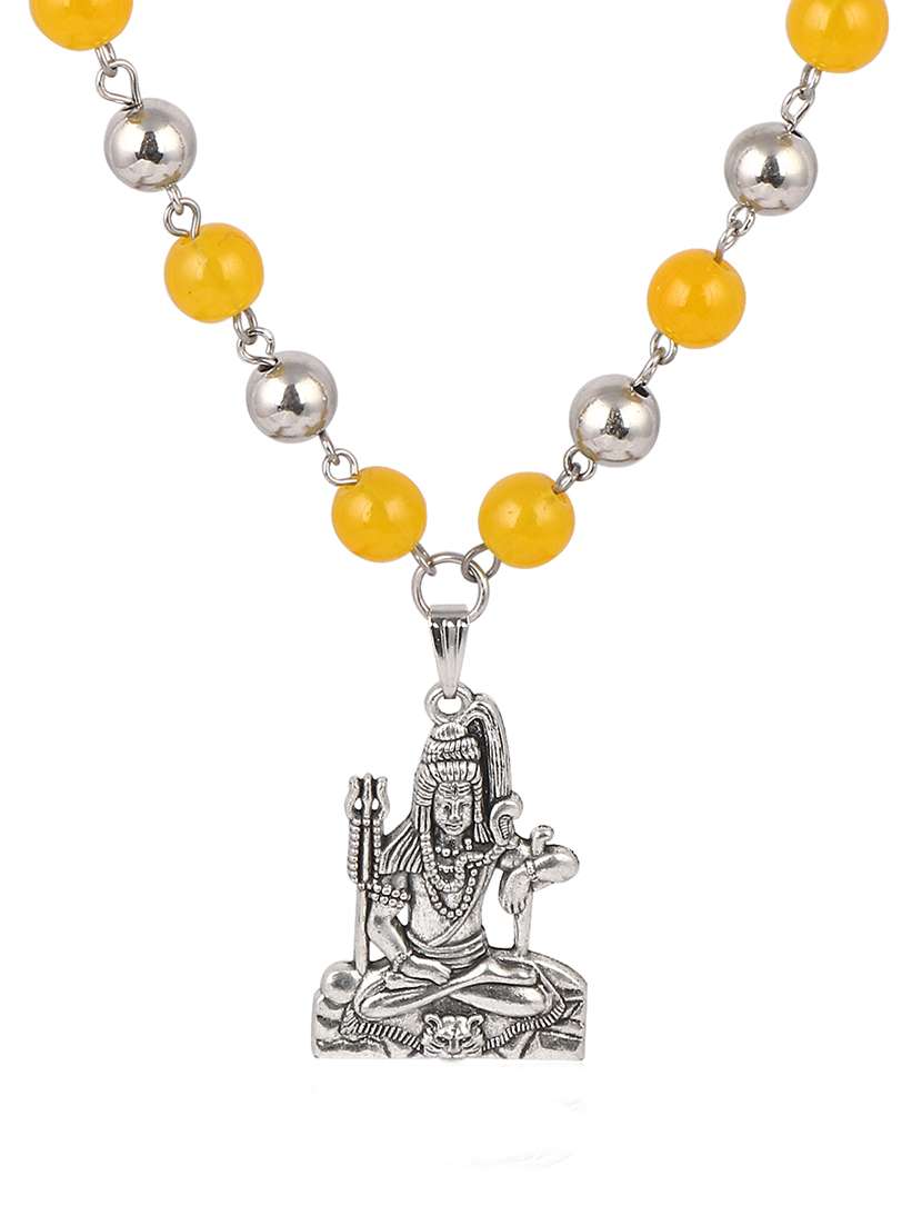 men sacred idol pendant with chain
