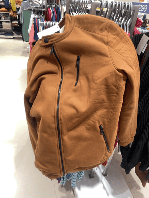 tan polyester cotton fleece sweatshirt - 21661060 -  Standard Image - 0