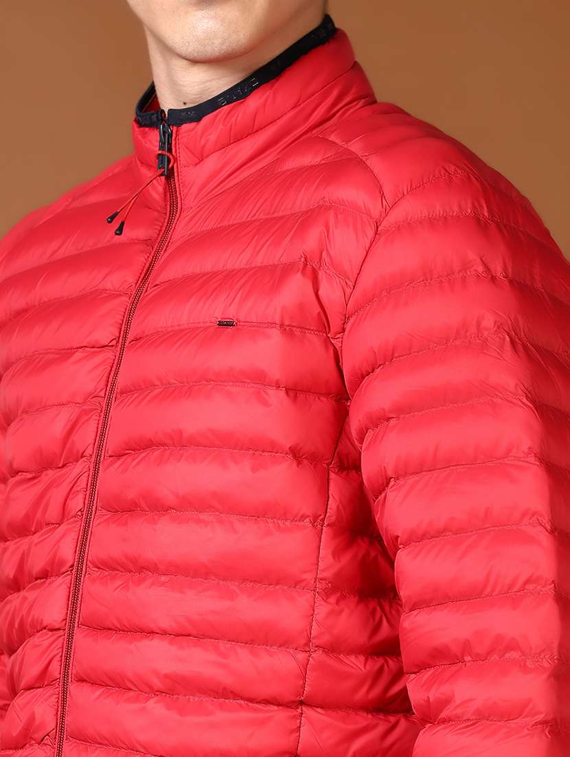 men solid long sleeve puffer jacket - 21661168 -  Standard Image - 3