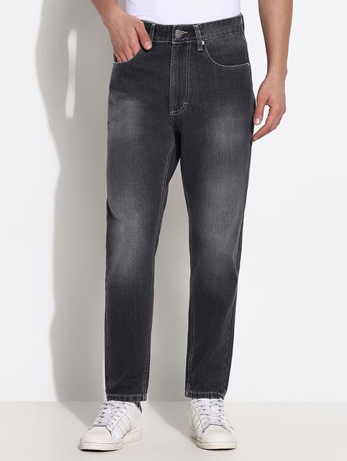 men mid rise slim fit plain denim jean - 21661338 - Standard Image - 0