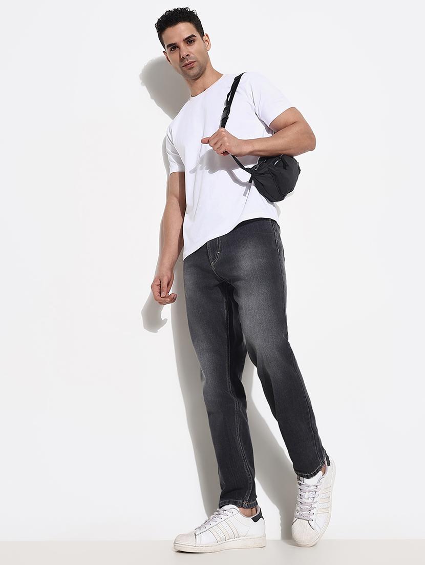 men mid rise slim fit plain denim jean - 21661338 - Standard Image - 5