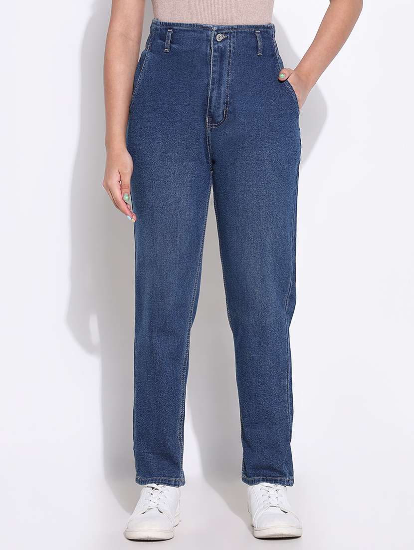 women high rise denim jeans - 21661515 -  Zoom Image - 0