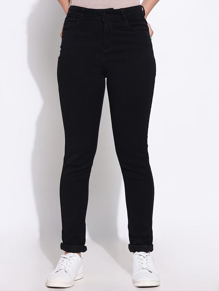 women high rise denim jeans - 21661518 - Zoom Image - 0