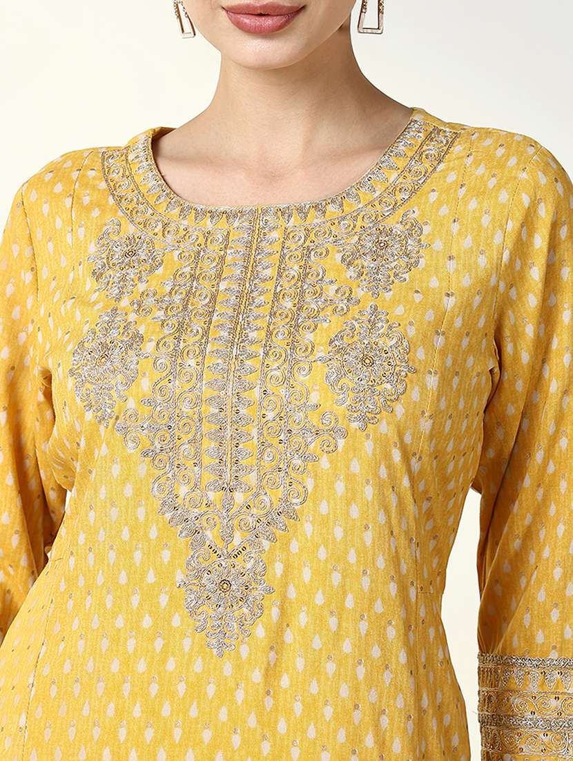 women printed kurta pant set with dupatta - 21661580 -  Standard Image - 5