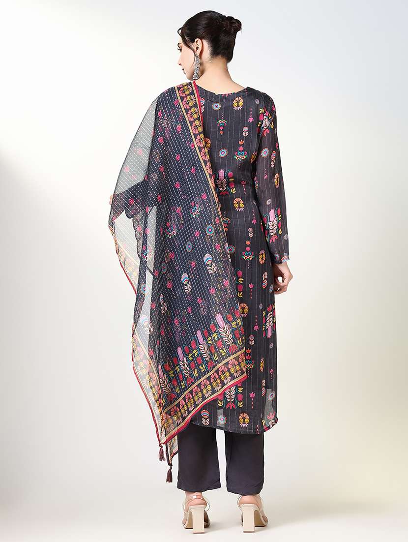 women floral printed kurta pant set with dupatta - 21661588 -  Standard Image - 3