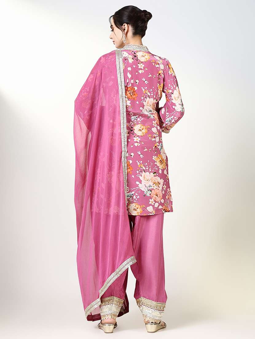 women floral printed kurta salwar set with dupatta - 21661643 -  Standard Image - 3