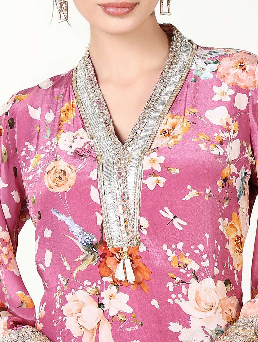 women floral printed kurta salwar set with dupatta - 21661643 -  Standard Image - 5
