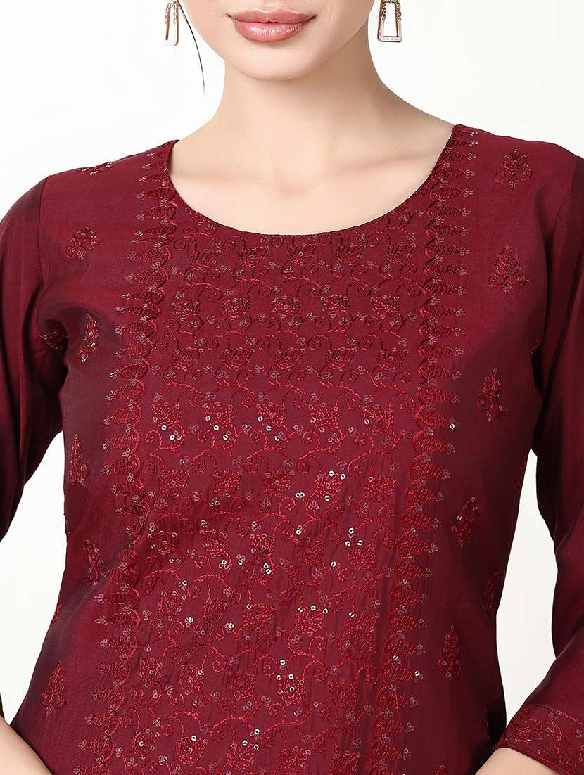 women embroidered kurta pant set with dupatta - 21661655 -  Standard Image - 5