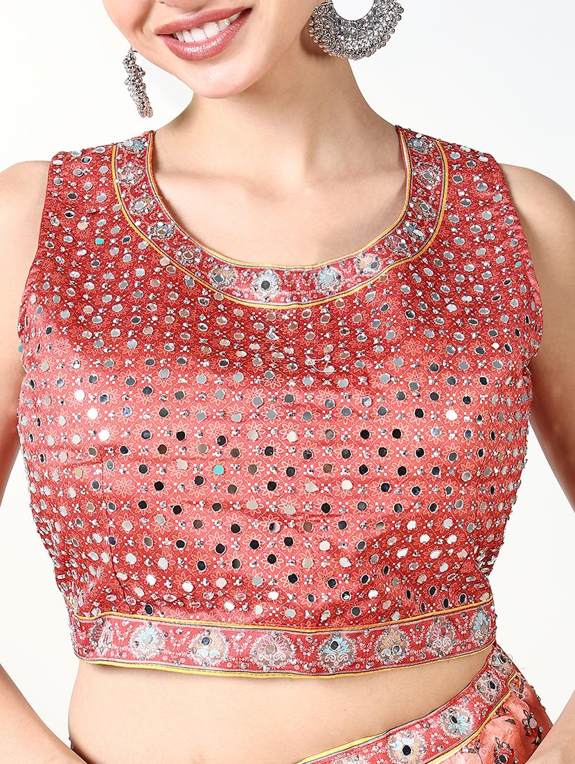 women floral flared lehenga choli with dupatta - 21661692 - Standard Image - 5