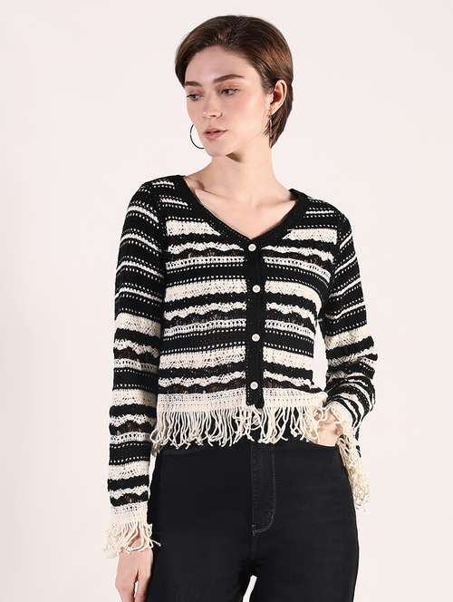 women crochet detailed crop top - 21661767 -  Standard Image - 0