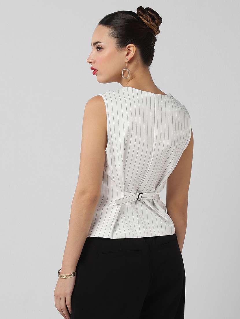 women solid sleeveless vest top - 21661775 -  Standard Image - 3