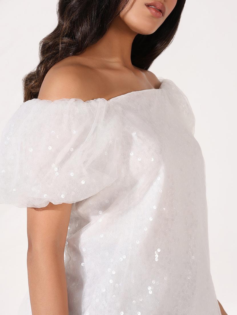 women embellished off shoulder top - 21661804 - Standard Image - 5