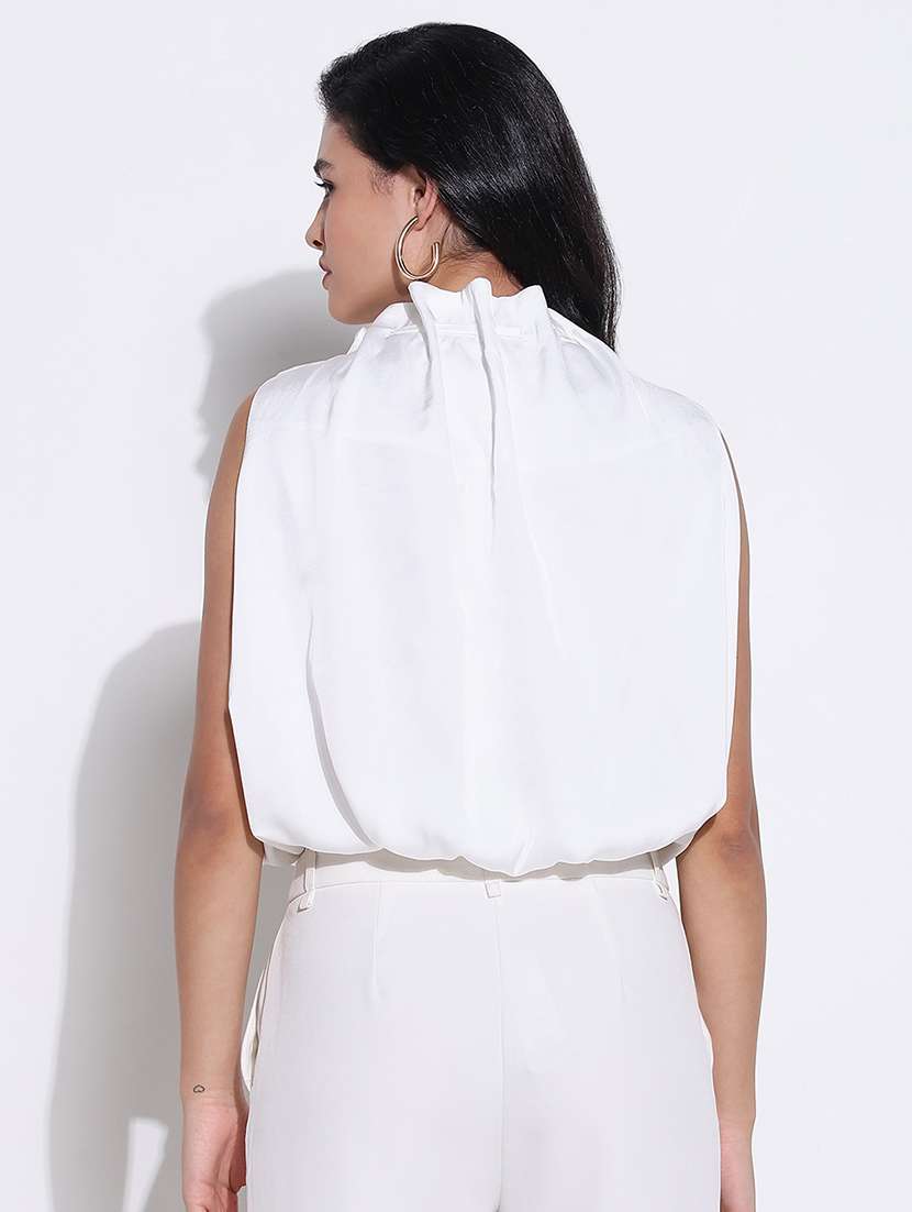 women mock neck sleeveless regular top - 21661813 -  Standard Image - 3