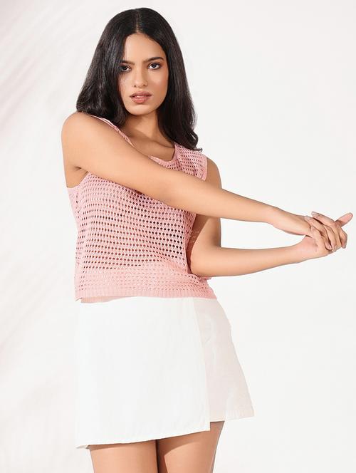 women crochet detailed crop top - 21661837 -  Standard Image - 0