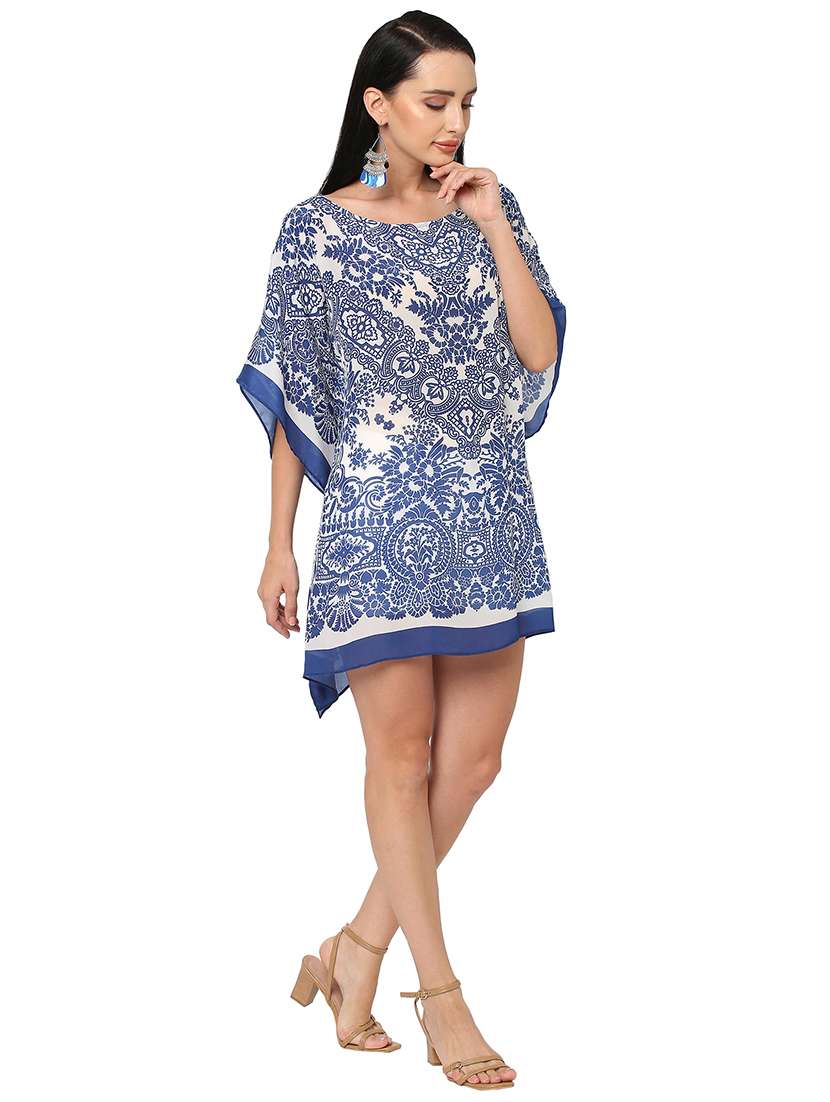 women printed relaxed fit kaftan dress - 21661970 -  Standard Image - 3