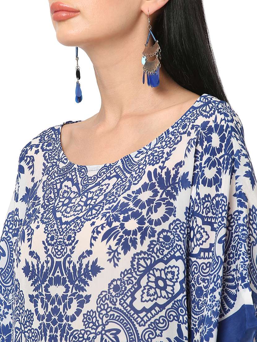 women printed relaxed fit kaftan dress - 21661970 -  Standard Image - 5