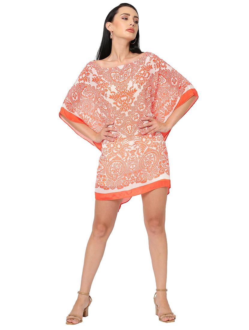 women printed relaxed fit kaftan dress - 21661973 -  Zoom Image - 0