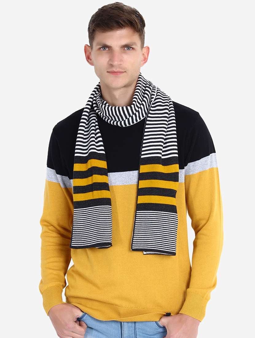 stylish winter knit muffler for men