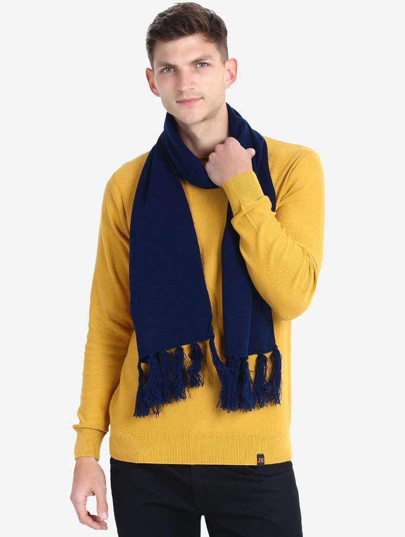 stylish winter knit muffler for men