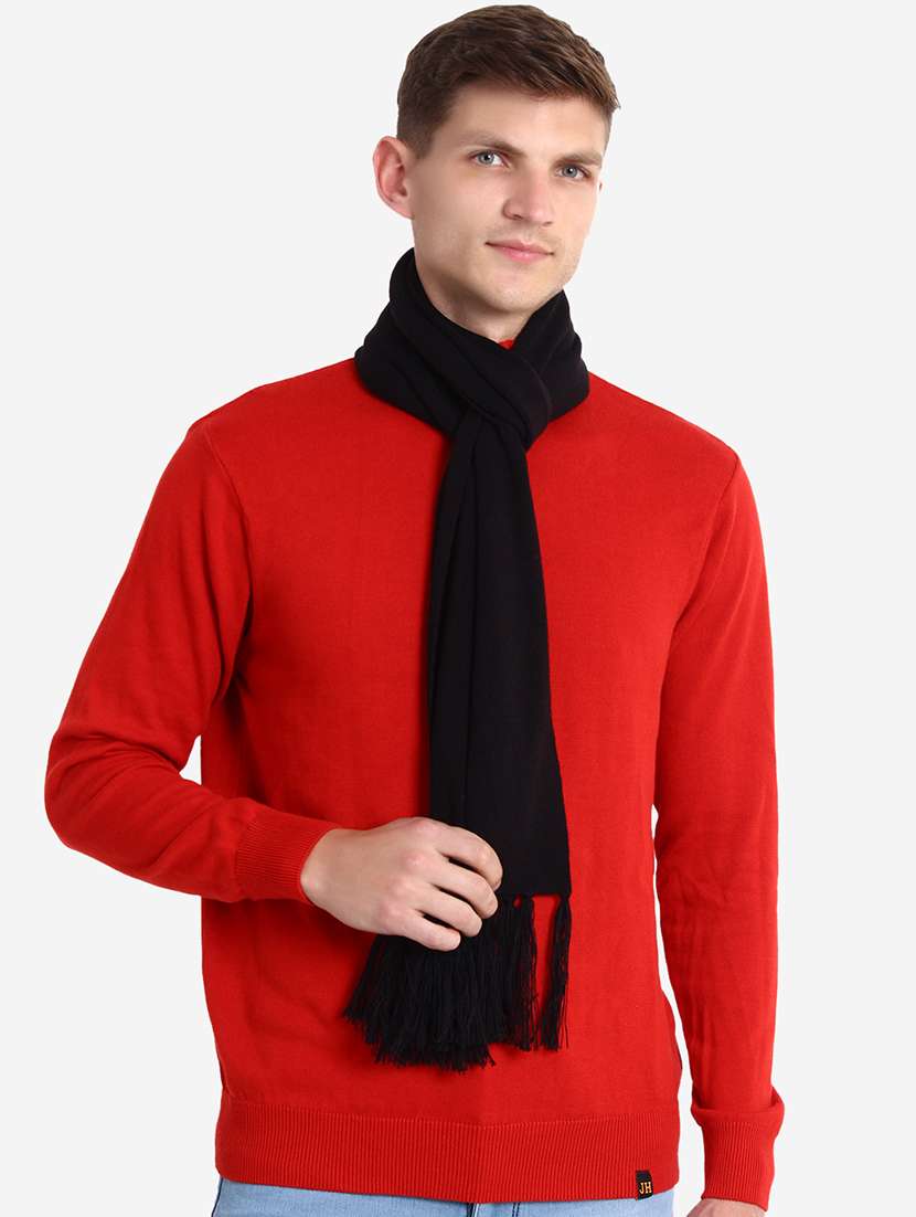 stylish winter knit muffler for men - 21662225 -  Standard Image - 3