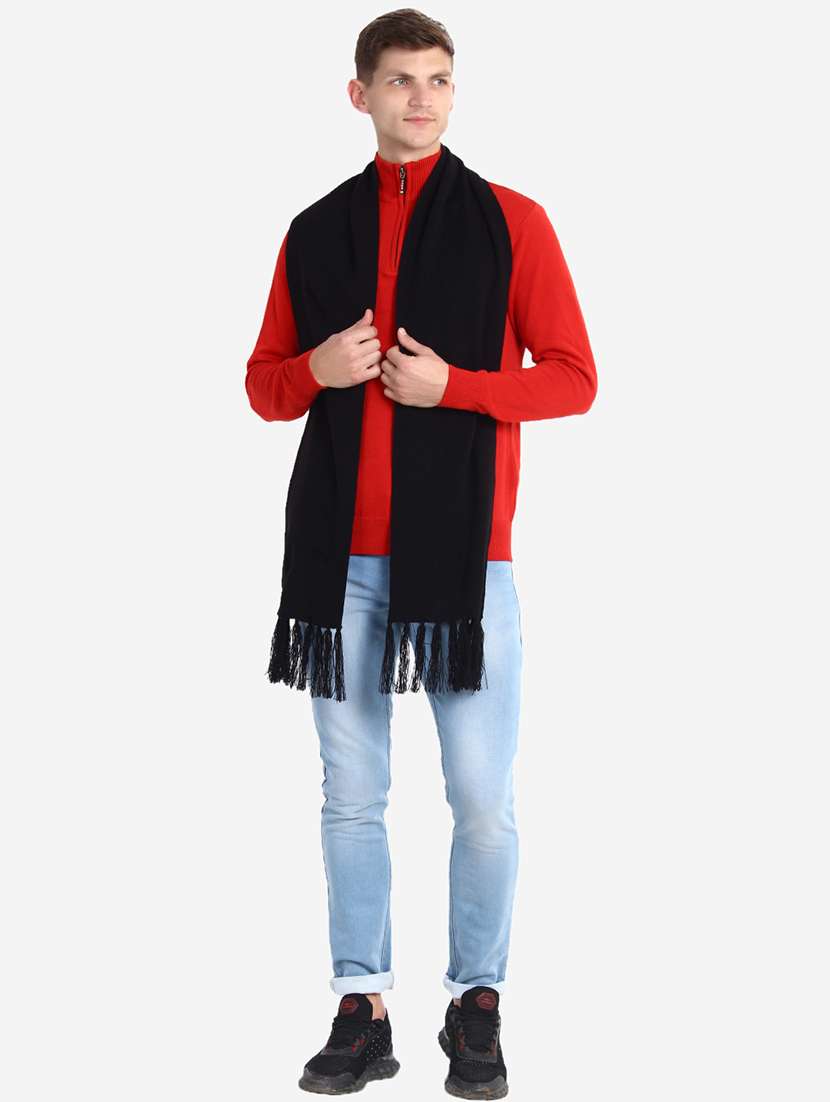 stylish winter knit muffler for men - 21662225 -  Standard Image - 5