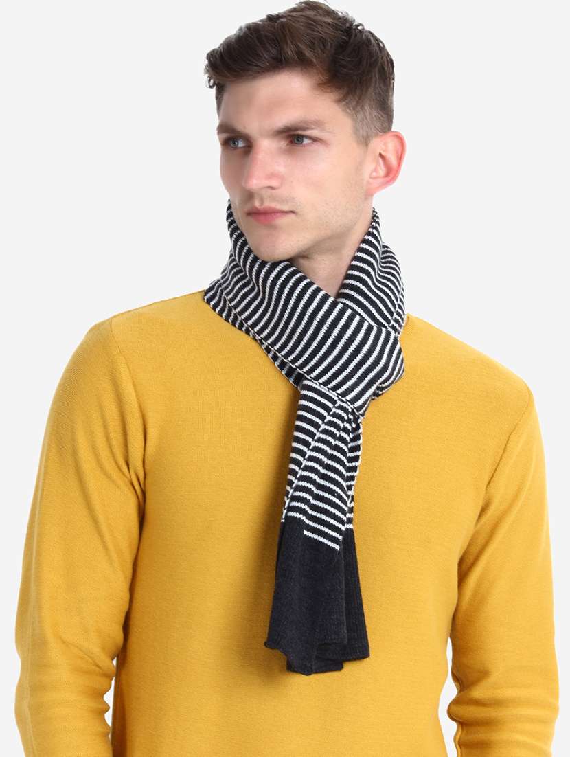 stylish winter knit muffler for men - 21662228 - Standard Image - 3