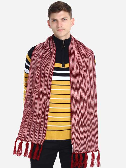 stylish winter knit muffler for men - 21662232 -  Standard Image - 0